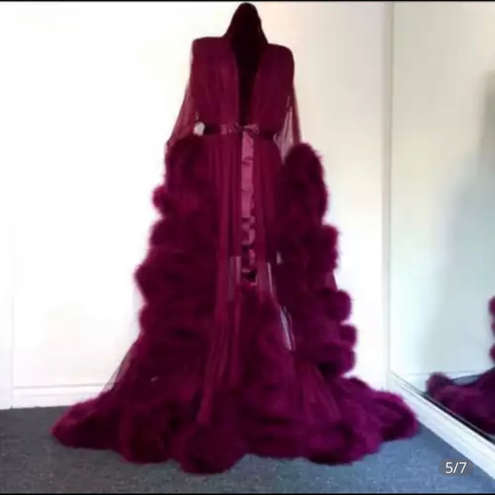 Gorgeous see through robe